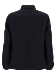 Tom Ford Blue Wool Blouse