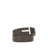 Tom Ford Brown Calf Leather Bos Taurus Belt - 85 cm / 34 Inches