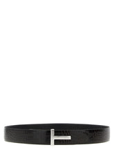 Tom Ford Brown Calfskin Belt