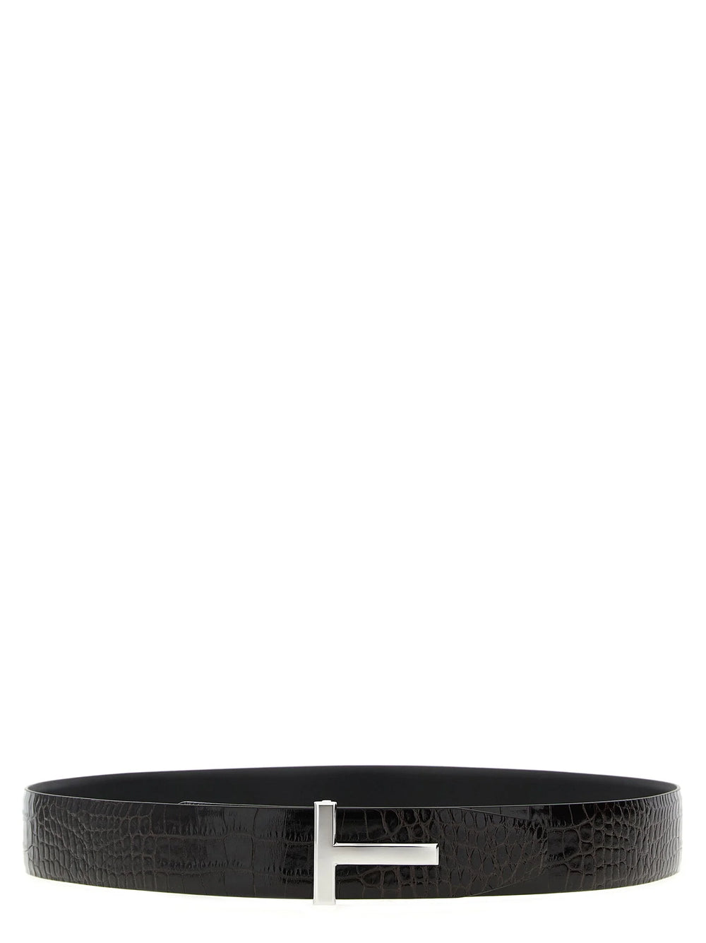 Tom Ford Brown Calfskin Belt - 85 cm / 34 Inches