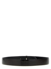 Tom Ford Brown Calfskin Belt