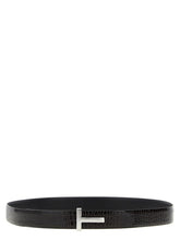 Tom Ford Brown Calfskin Regular Belt