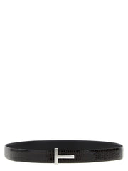 Tom Ford Brown Calfskin Regular Belt
