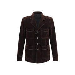 Tom Ford Brown Cotton Blazer