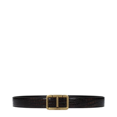 Tom Ford Brown Leather Regular Belt - 100 cm / 40 Inches