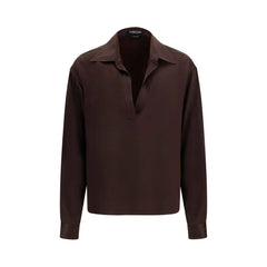 Tom Ford Brown Silk Dress Shirt - IT40 | M