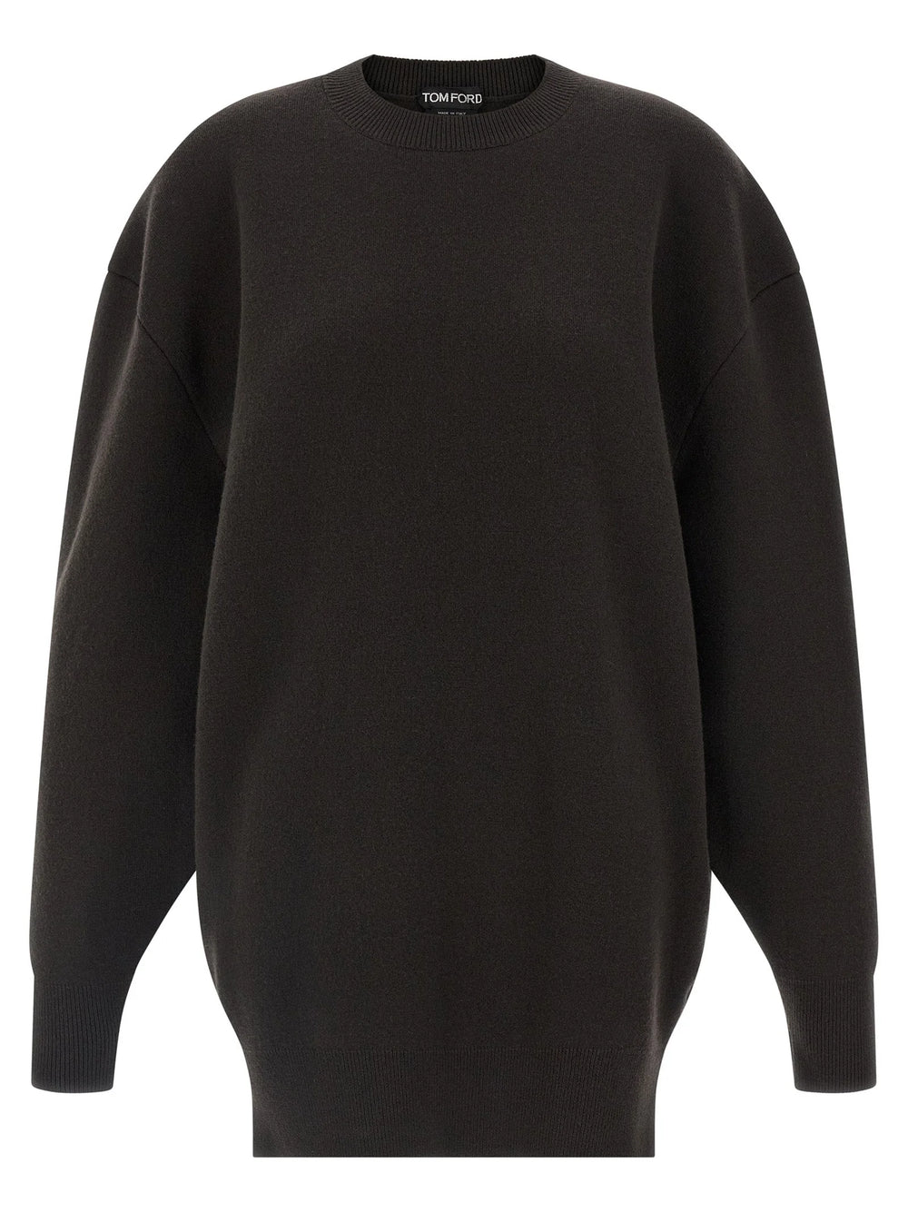 Tom Ford Brown Virgin Wool Short Dress