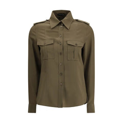 Tom Ford Green Silk Dress Shirt - 34 | XXS