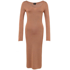 Tom Ford Orange Viscose Long - XS - Dresses
