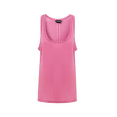 Tom Ford Pink Silk Tank Top - IT38|XS - Tank Tops