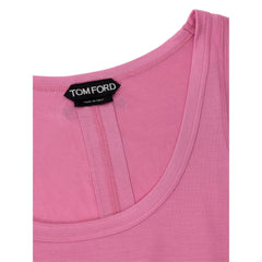 Tom Ford Pink Silk Tank Top - IT38|XS - Tank Tops