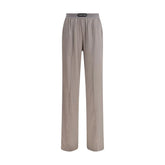 Tom Ford Silver Elastane Casual Pants - M