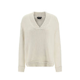 Tom Ford White Alpaca Leather Sweatshirt