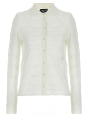 Tom Ford White Cotton Cardigan - S