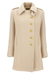 Tom Ford White Wool Coat