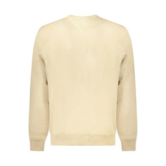 Tommy Hilfiger Beige Cotton Men Sweater - Sweatshirts