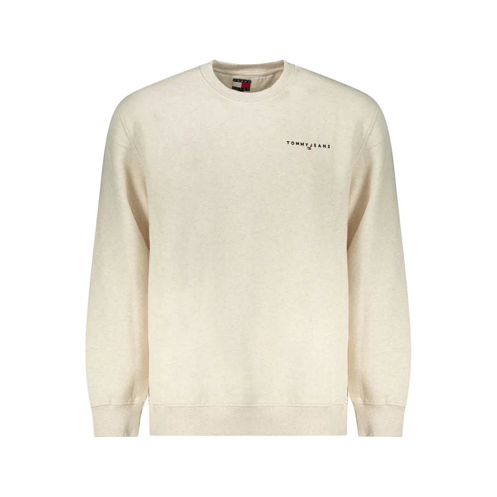 Tommy Hilfiger Beige Cotton Men Sweater - Sweatshirts