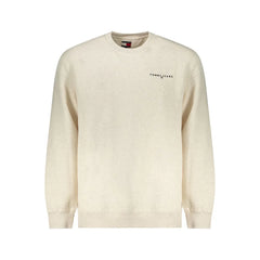 Tommy Hilfiger Beige Cotton Men Sweater - Sweatshirts