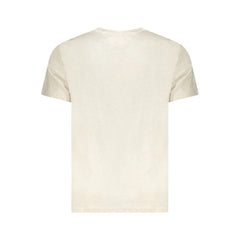 Tommy Hilfiger Beige Cotton Men T-Shirt - T-Shirts