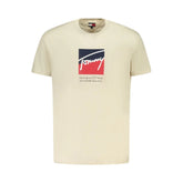 Tommy Hilfiger Beige Cotton Men T-Shirt - T-Shirts