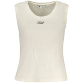 Tommy Hilfiger Beige Cotton Tank Top