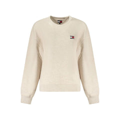 Tommy Hilfiger Beige Cotton Women Sweater - L - Sweatshirts