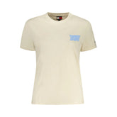Tommy Hilfiger Beige Cotton Women T-Shirt - T-Shirts