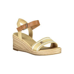 Tommy Hilfiger Beige Polyester Sandal - Sandals