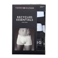 Tommy Hilfiger Black Cotton Men Boxer Trio Pack - S - Boxer Briefs