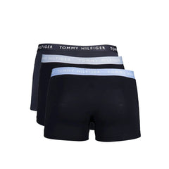 Tommy Hilfiger Black Cotton Men Boxer Trio Pack - S - Boxer Briefs