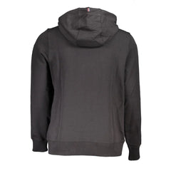 Tommy Hilfiger Black Cotton Men Sweater - M - Hoodies