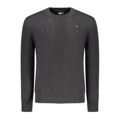 Tommy Hilfiger Black Cotton Men Sweater - Sweaters