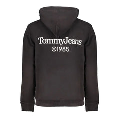 Tommy Hilfiger Black Cotton Men Sweater - Sweatshirts
