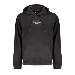 Tommy Hilfiger Black Cotton Men Sweater - Sweatshirts