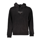 Tommy Hilfiger Black Cotton Men Sweater with Hood - Hoodies