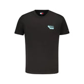 Tommy Hilfiger Black Cotton Men T-Shirt