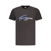 Tommy Hilfiger Black Cotton Men T-Shirt - T-Shirts