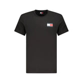Tommy Hilfiger Black Cotton Men T-Shirt - T-Shirts