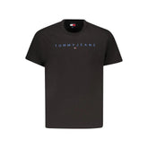 Tommy Hilfiger Black Cotton Men T-Shirt - T-Shirts
