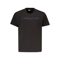 Tommy Hilfiger Black Cotton Men T-Shirt - T-Shirts
