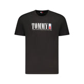 Tommy Hilfiger Black Cotton Men T-Shirt - T-Shirts