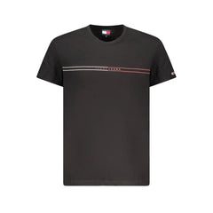 Tommy Hilfiger Black Cotton Men T-Shirt - XL - T-Shirts