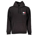 Tommy Hilfiger Black Cotton Men’s Sweater Hoodie - S - Hoodies