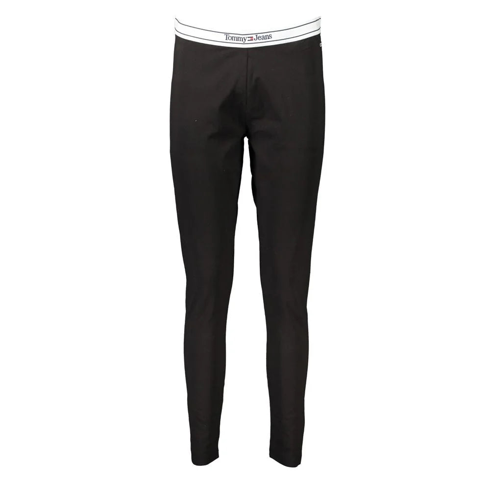 Tommy Hilfiger Black Cotton Pant