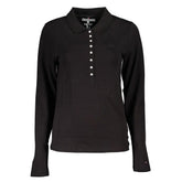 Tommy Hilfiger Black Cotton Polo Shirt - S - Polos