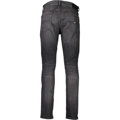 Tommy Hilfiger Black Cotton Slim Men Jeans - W28 | L32 - Jeans