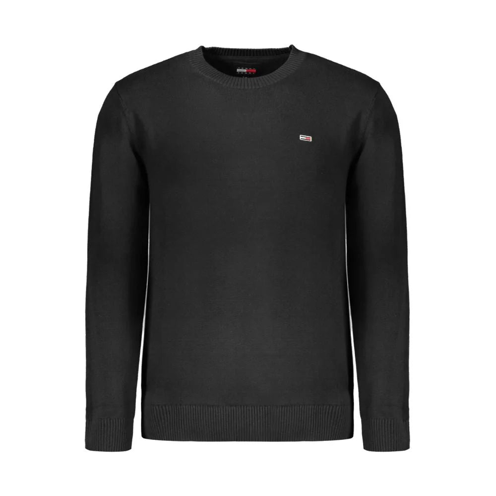 Tommy Hilfiger Black Cotton Sweater - XL