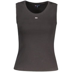 Tommy Hilfiger Black Cotton Tank Top