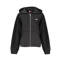 Tommy Hilfiger Black Cotton Women Sweater - Hoodies