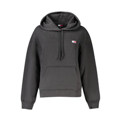 Tommy Hilfiger Black Cotton Women Sweater - Hoodies